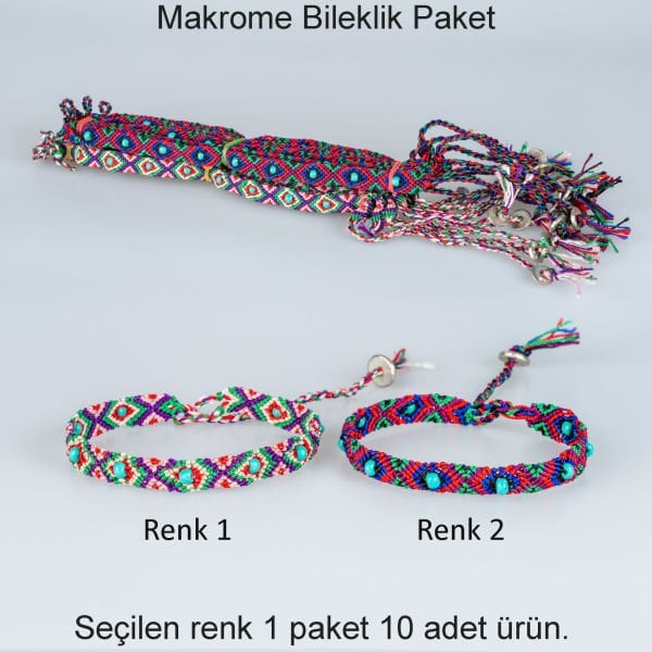 Ethnic Rope Bracelet 1 Pack