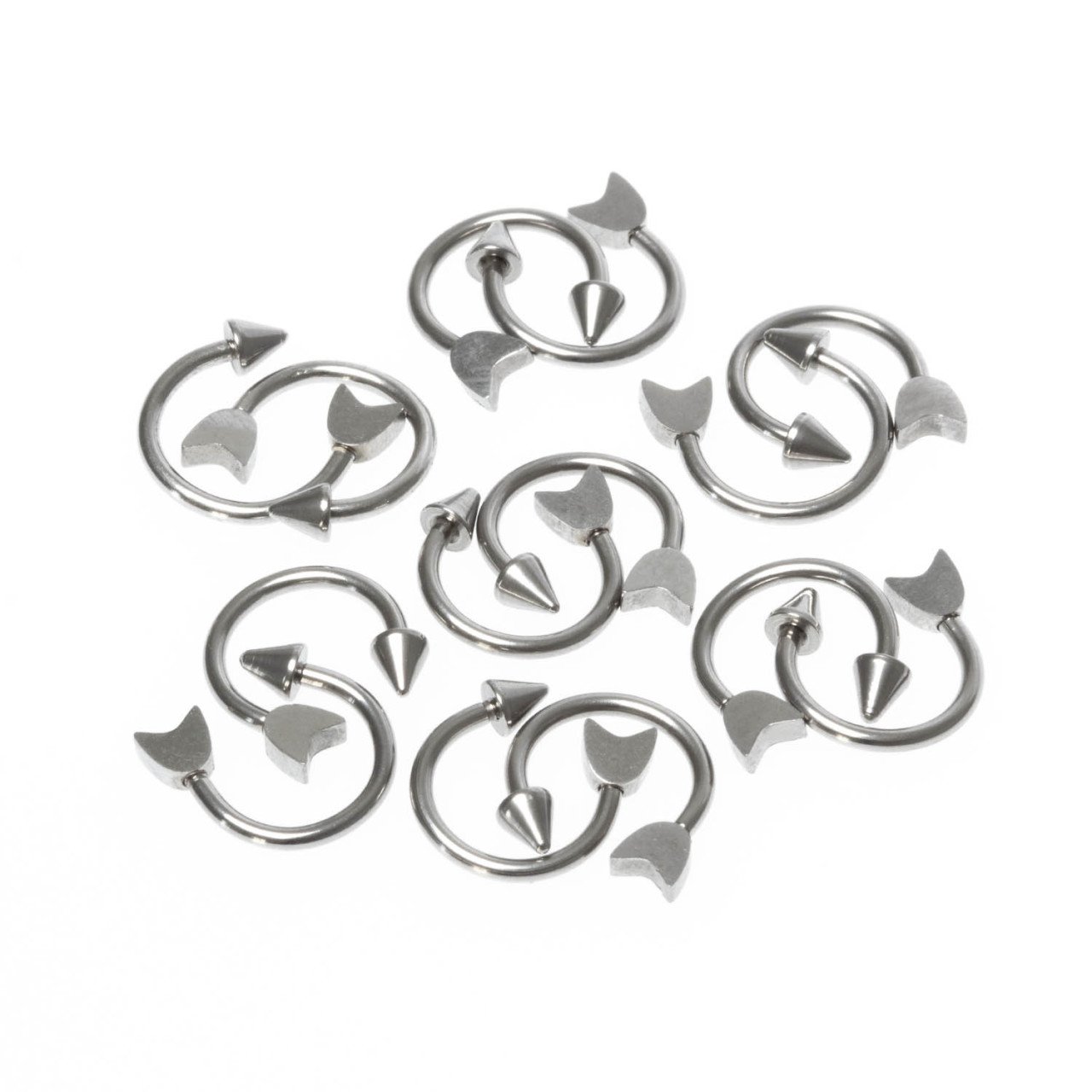 Piercing Septum Smiley Ok Boy: 1.2x8x3mm