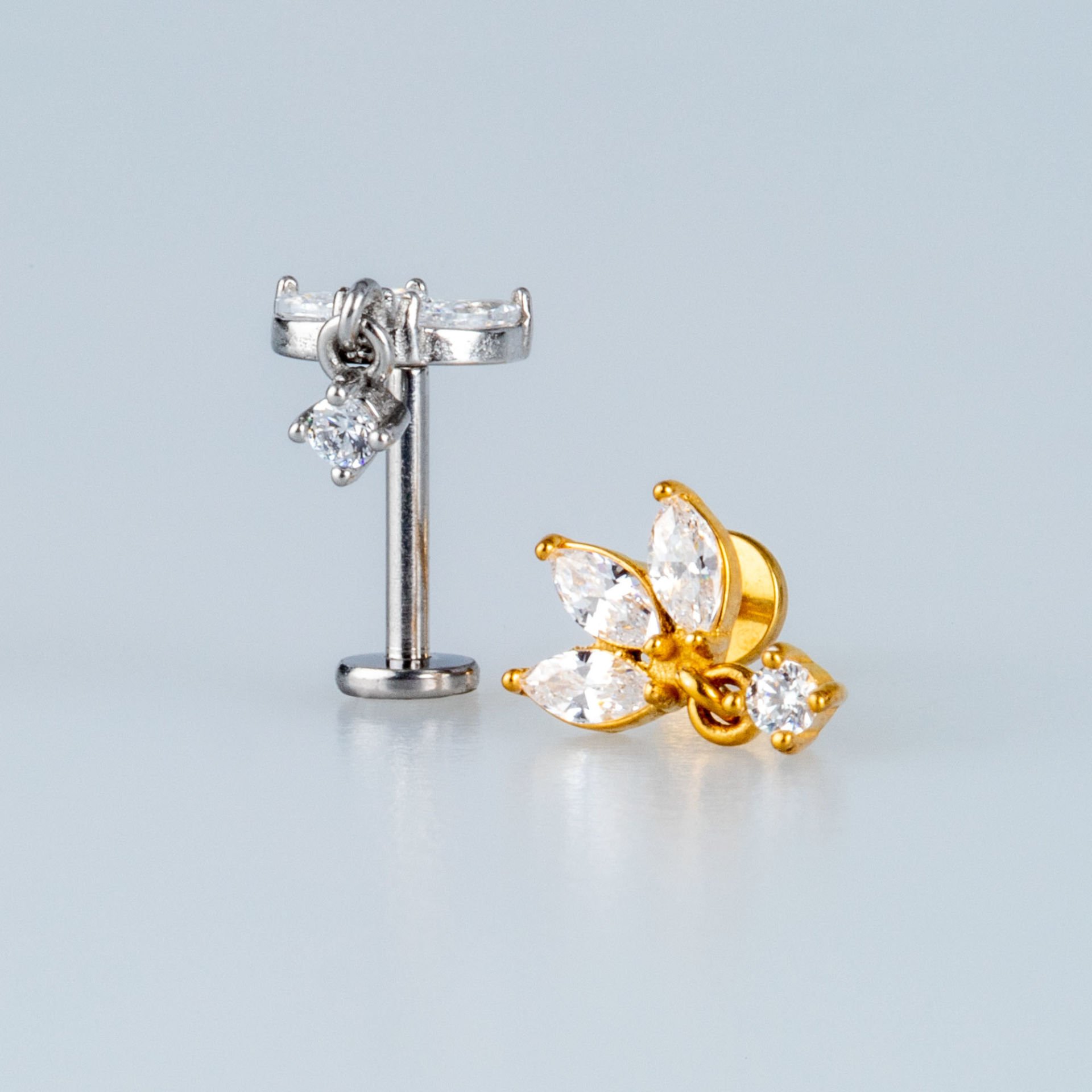 Piercing Çelik Tragus Lotus