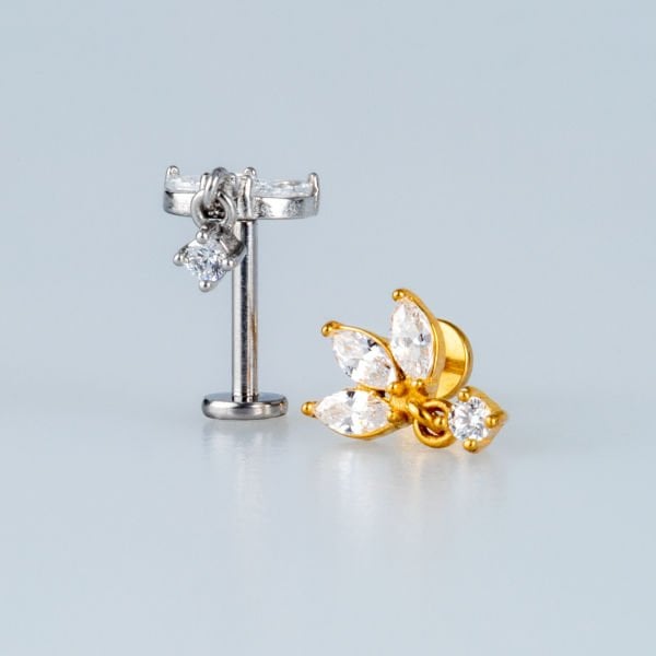 Piercing Çelik Tragus Lotus