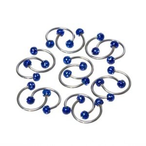 Toptan 316L Çelik Piercing Septum Smiley 3.5mm şambala Top Boy: 1.2x10x3.5mm