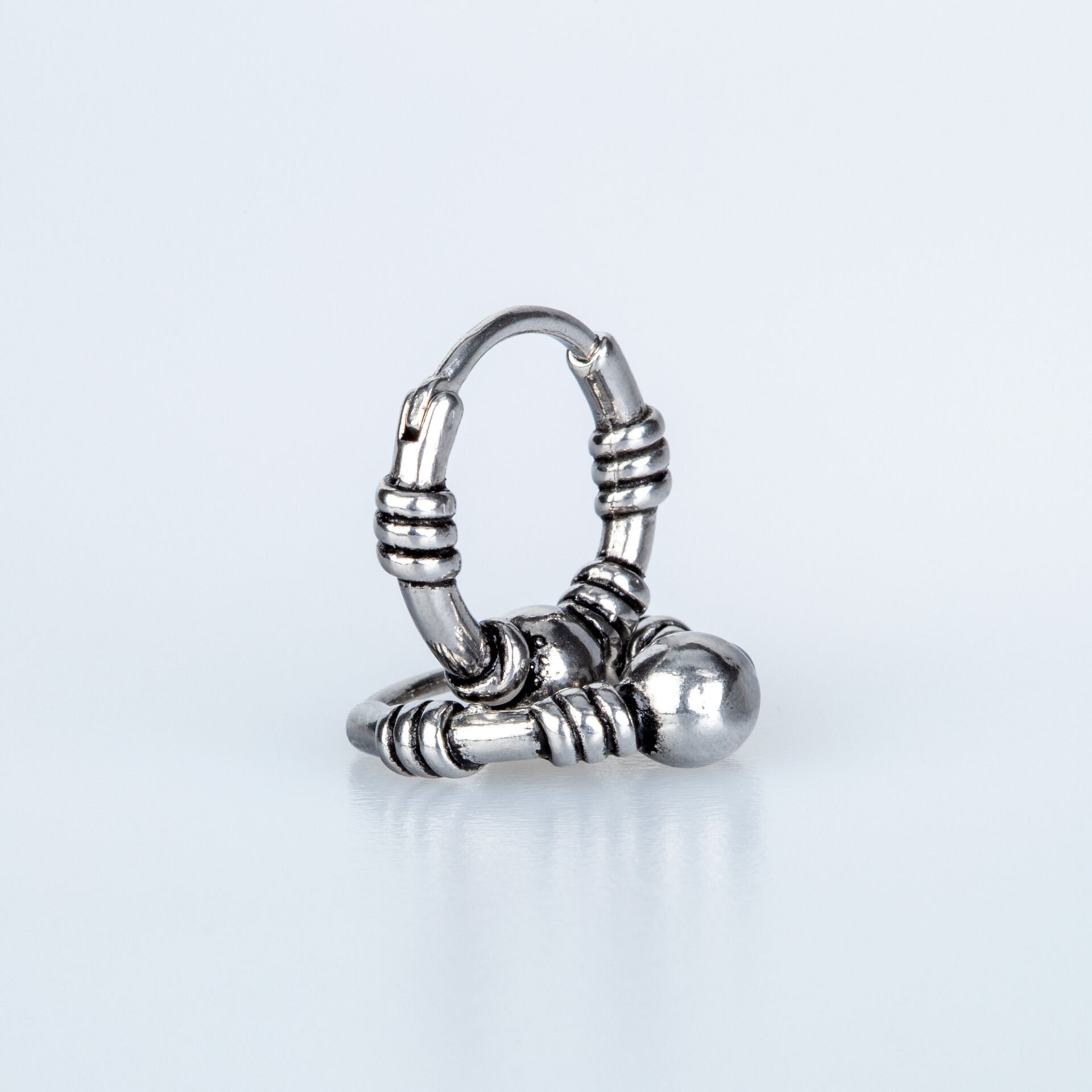 Çelik Küpe Gotik- Çift