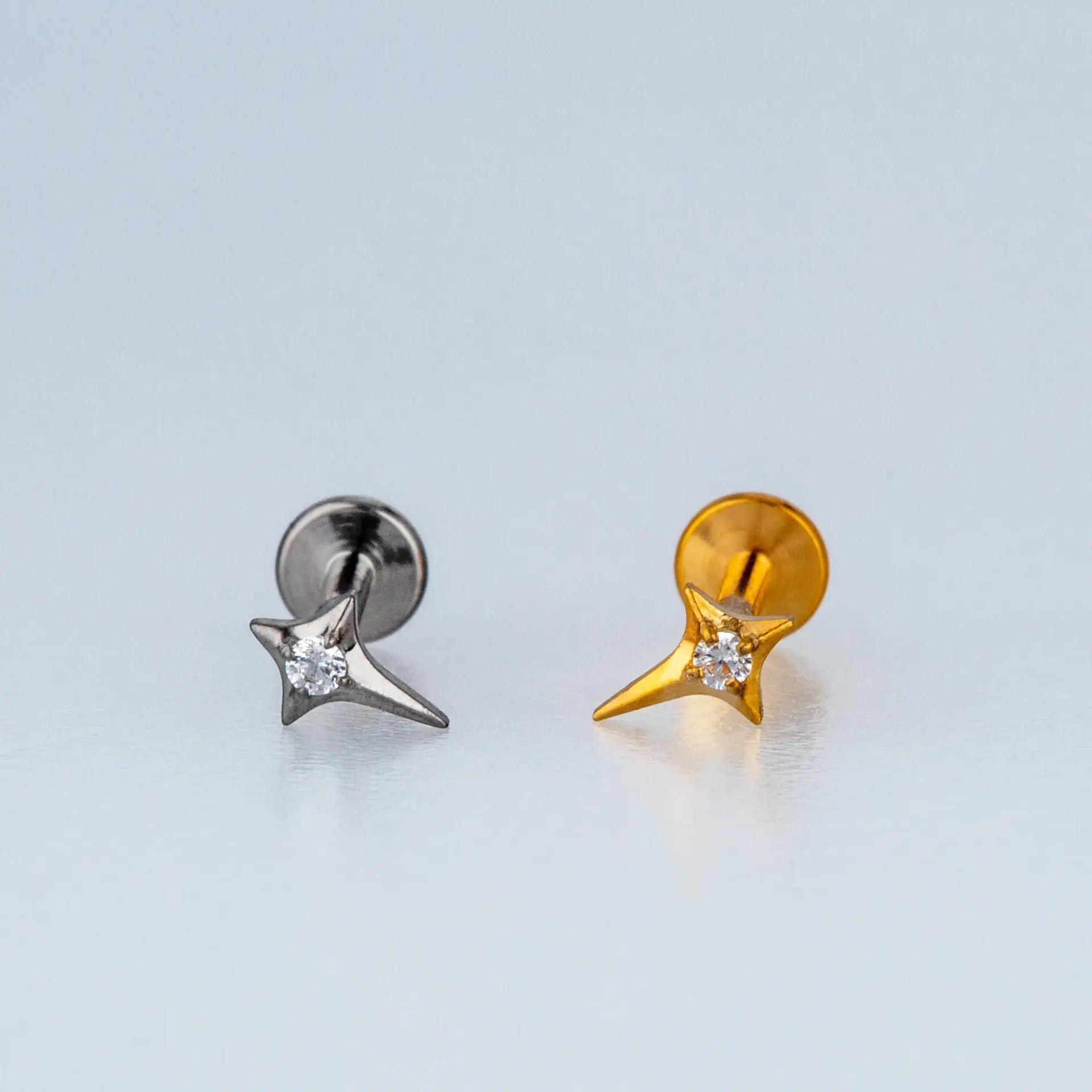 Piercing G23 Titanyum Tragus Sarı 8mm