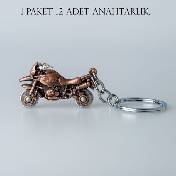 Anahtarlık Motorsiklet Paket 12 Adet