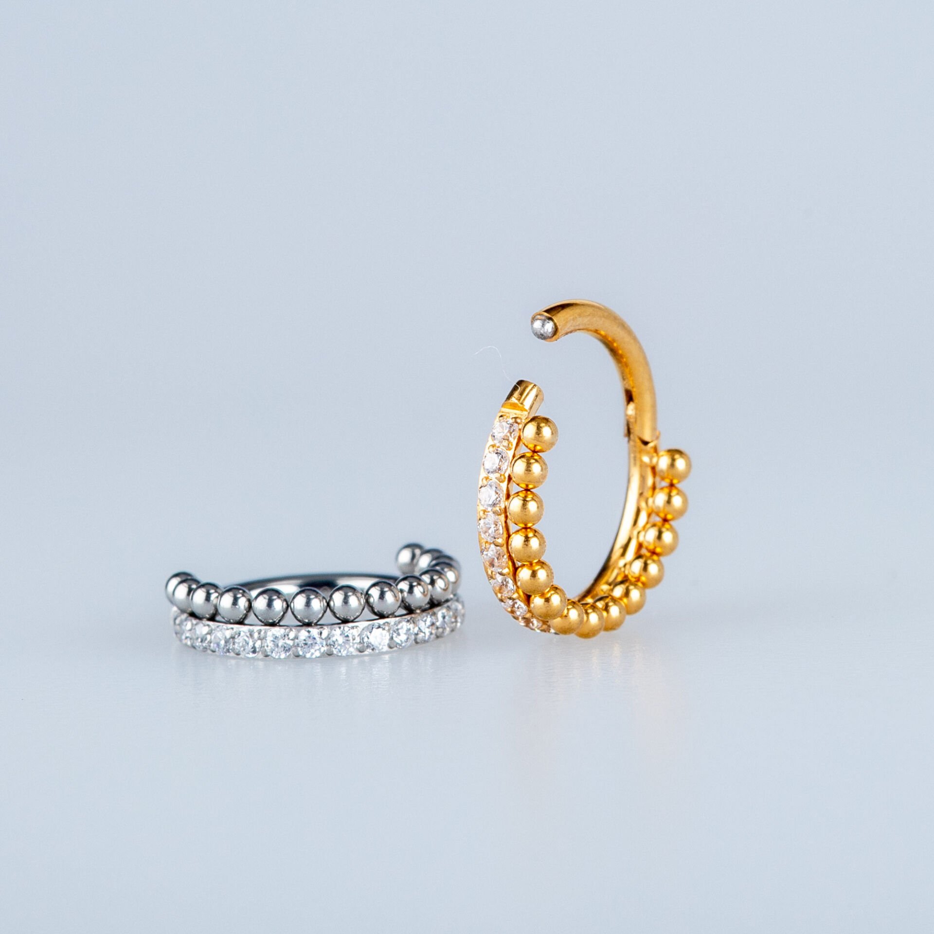 Piercing Çelik Halka Segment Sarı