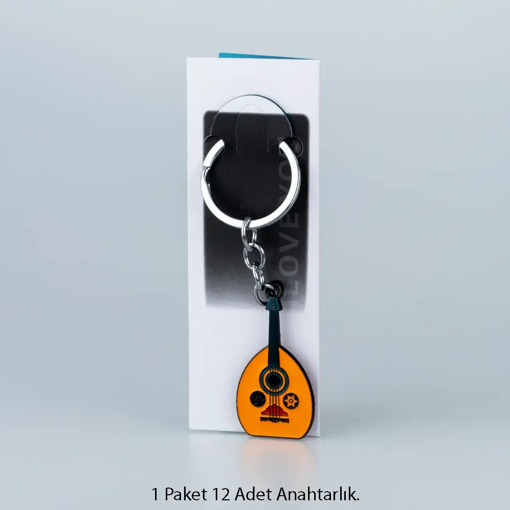 Toptan Anahtarlık Seti Metal Ud 12'li Paket