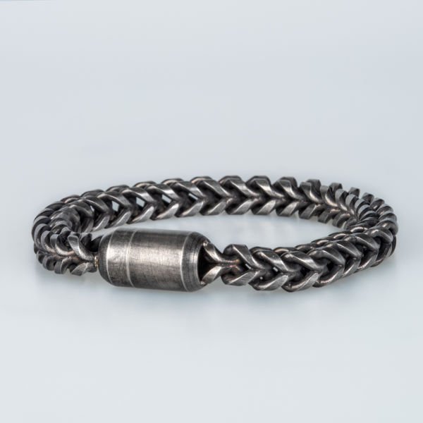 سوار فولاذي للرجال أنثراسايت