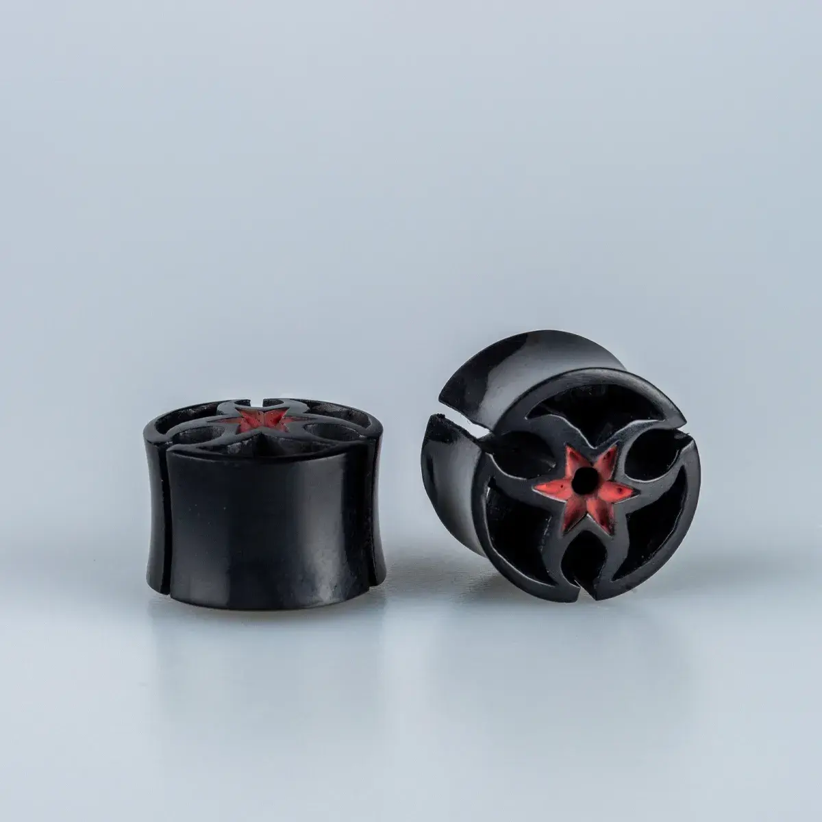 Toptan Organik Boynuz Tribal Tünel Plug Piercing Çift 18mm Vos Etnik Takı