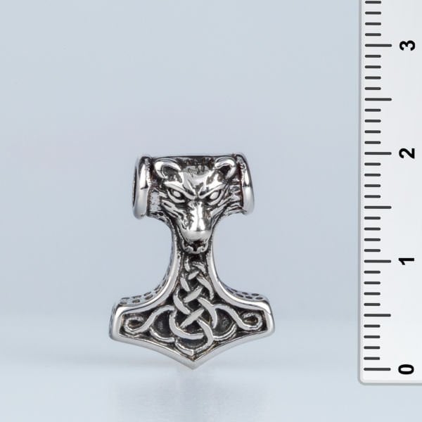Viking Savaşçı Baltası Kurt Çelik Kolye Ucu