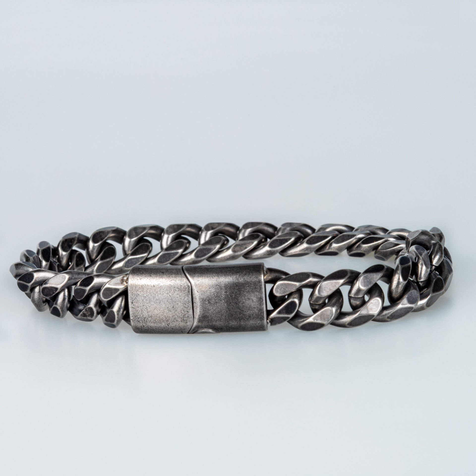 Men's Steel Bracelet Anthracite