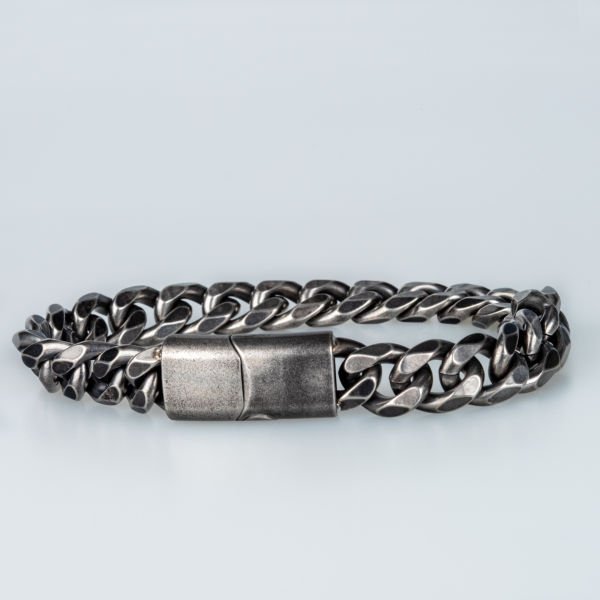 Men's Steel Bracelet Anthracite