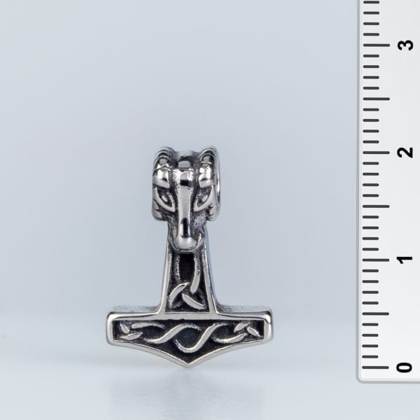 Viking Savaşçı Baltası Koç Çelik Kolye Ucu