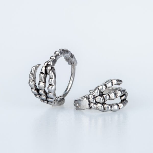 Steel Earring Gothic - Double