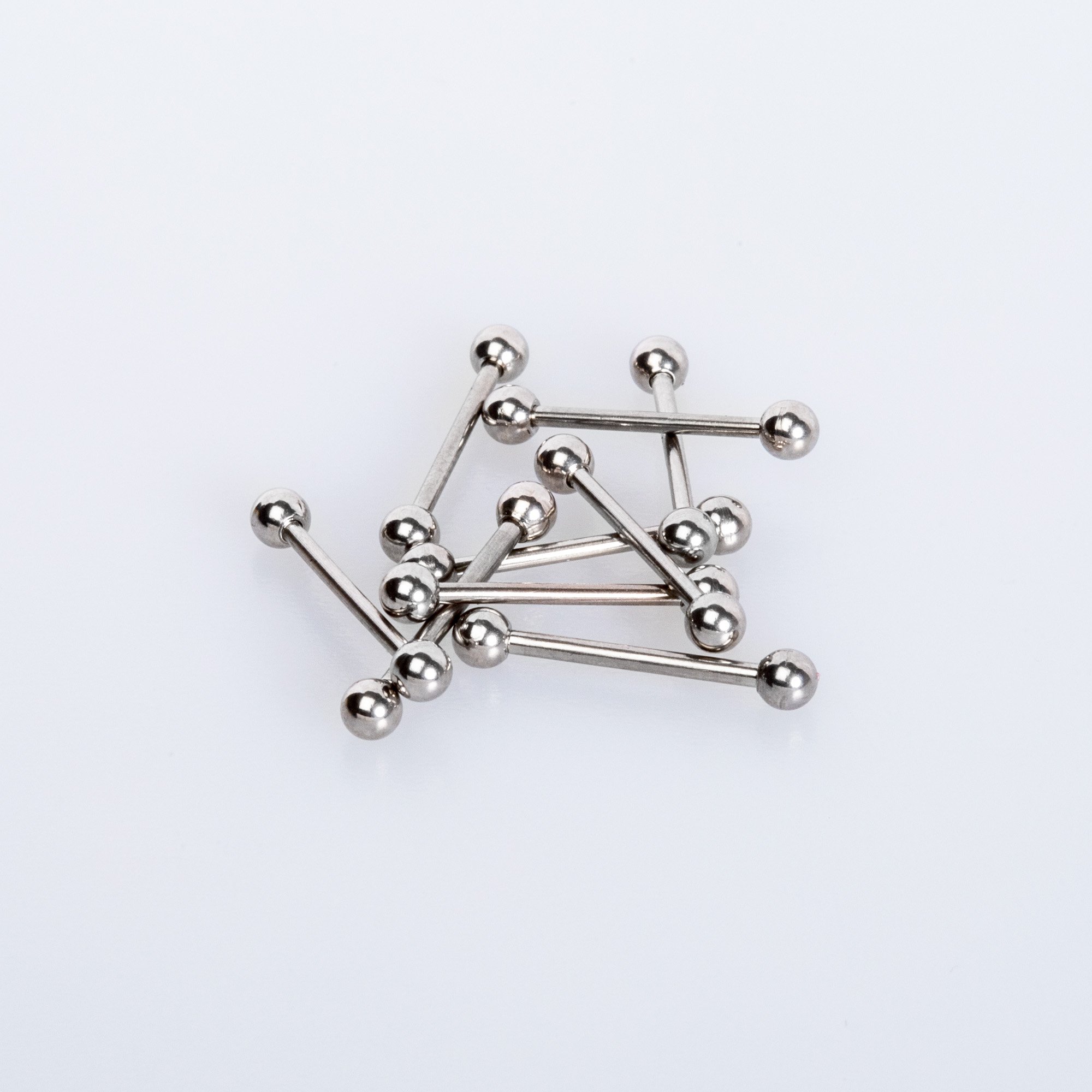 Toptan 316L Çelik Piercing Göğüs 1.2 bar 3mm Top İlk Delim Bar Boyu: 16mm