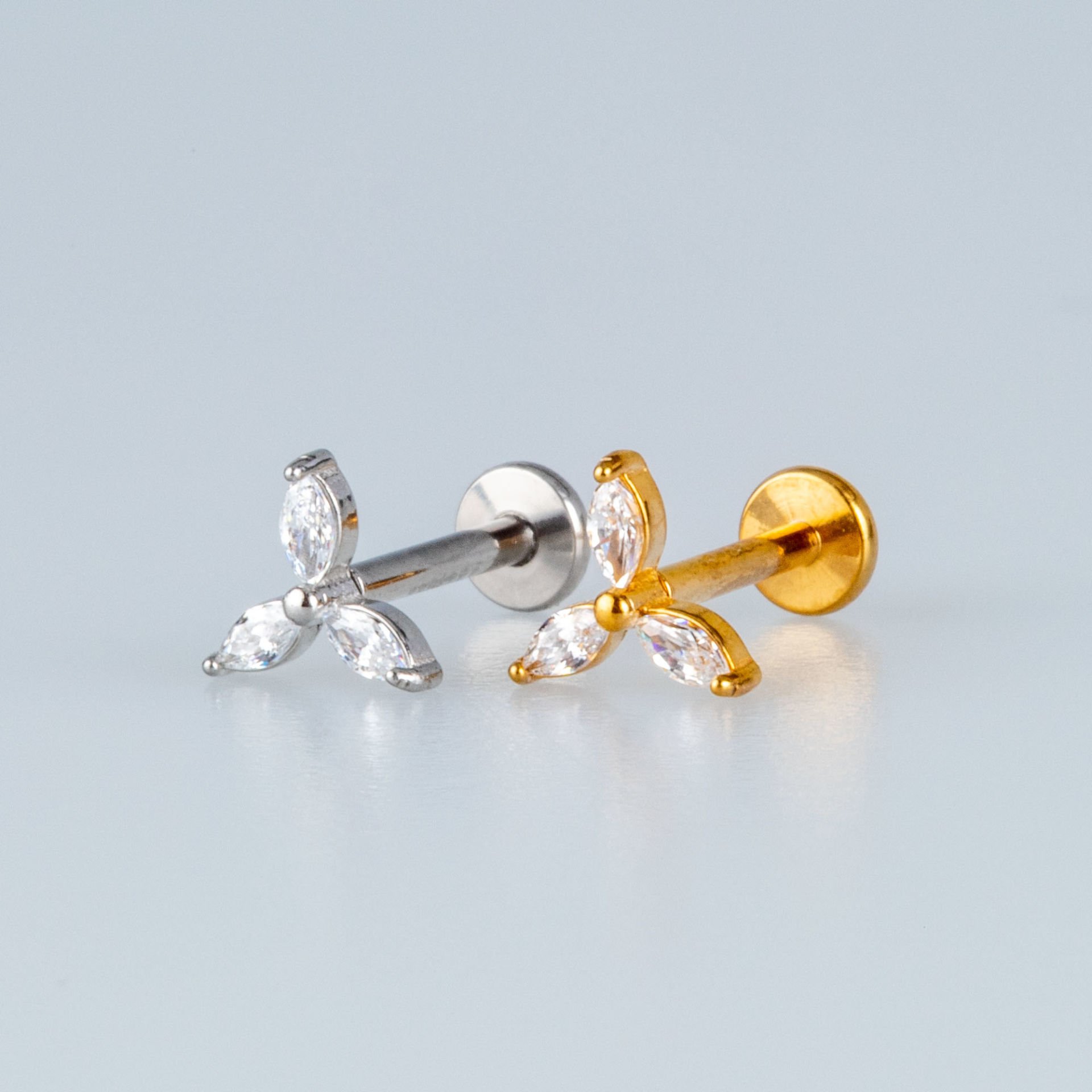 Piercing Çelik Tragus Çiçek
