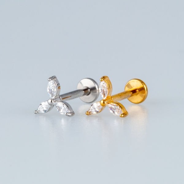 Piercing Çelik Tragus Çiçek