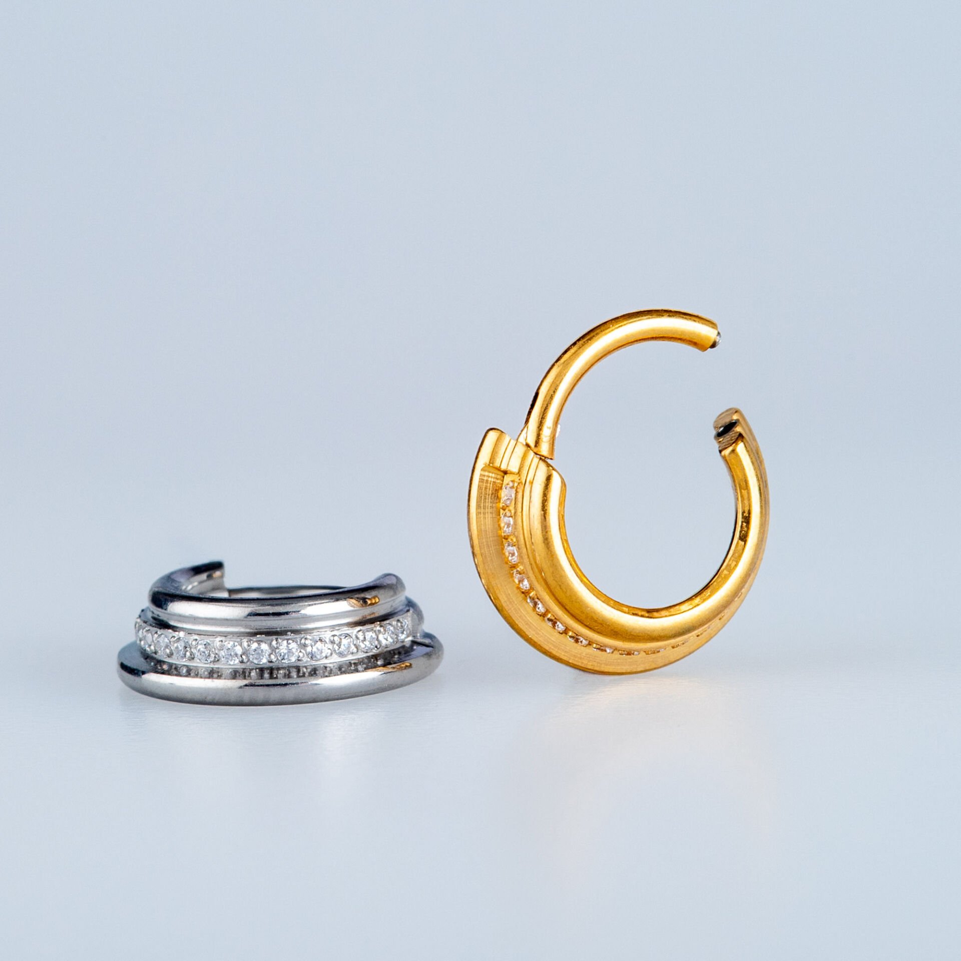 Piercing Çelik Halka Segment Sarı