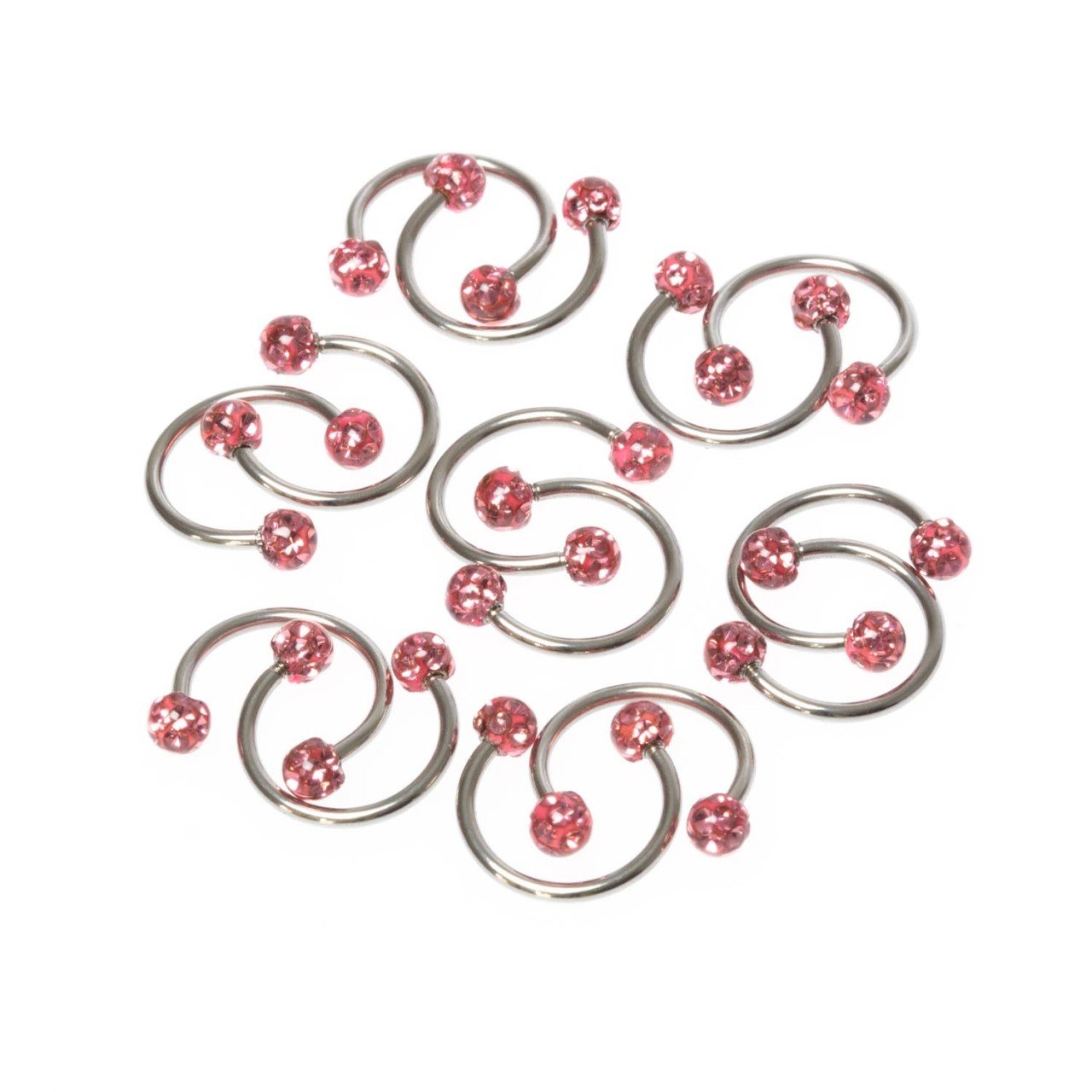 ثقب الحاجز مبتسم 3.5 ملم كرة شامبالا الحجم: 1.2 × 10 × 3.5 ملم