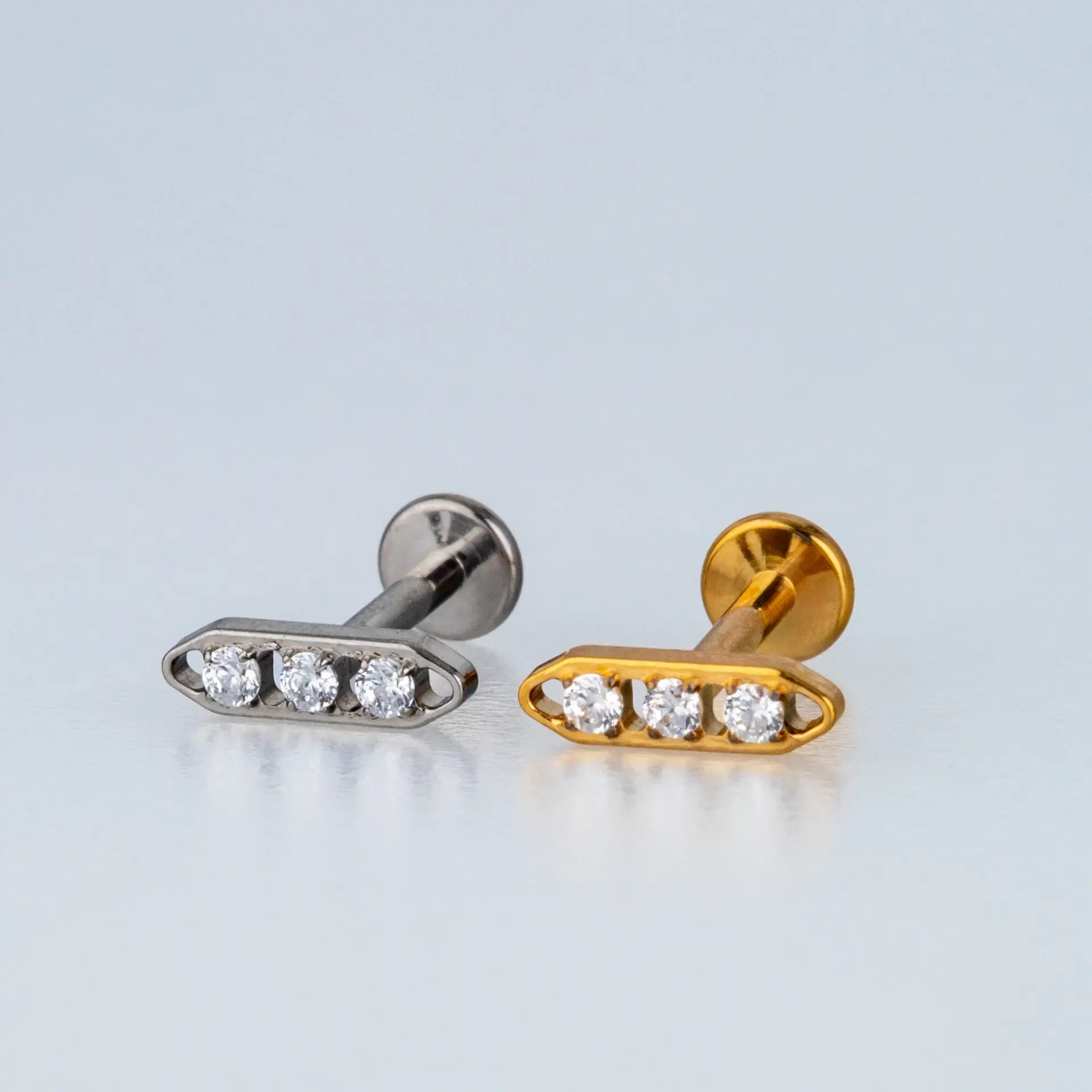 Piercing G23 Titanyum Tragus Sarı 8mm
