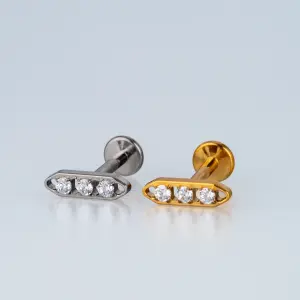 Piercing G23 Titanyum Tragus Sarı 8mm