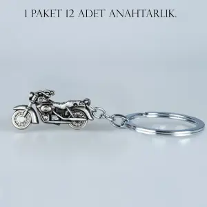 Anahtarlık Motorsiklet Paket 12 Adet