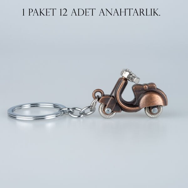 Anahtarlık Motorsiklet Paket 12 Adet