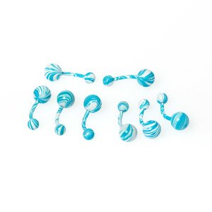 Toptan 316L Çelik Piercing Göbek Renk 2