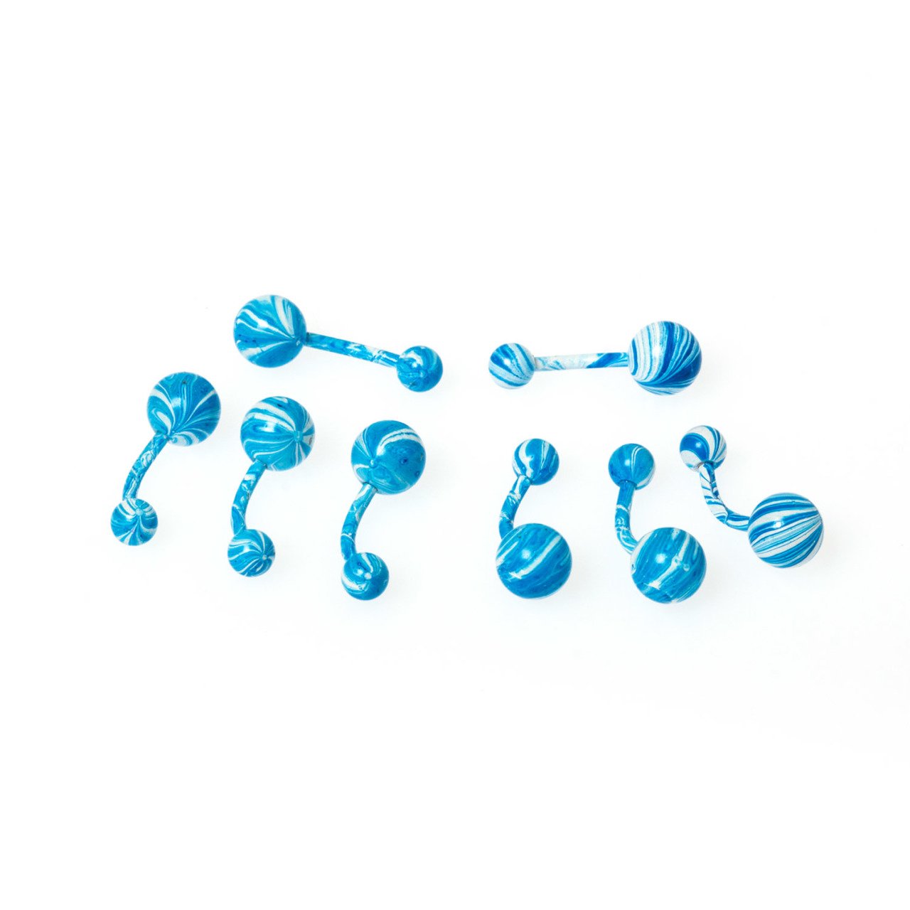 Toptan 316L Çelik Piercing Göbek Renk 3