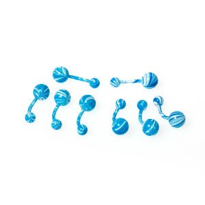 Toptan 316L Çelik Piercing Göbek Renk 3