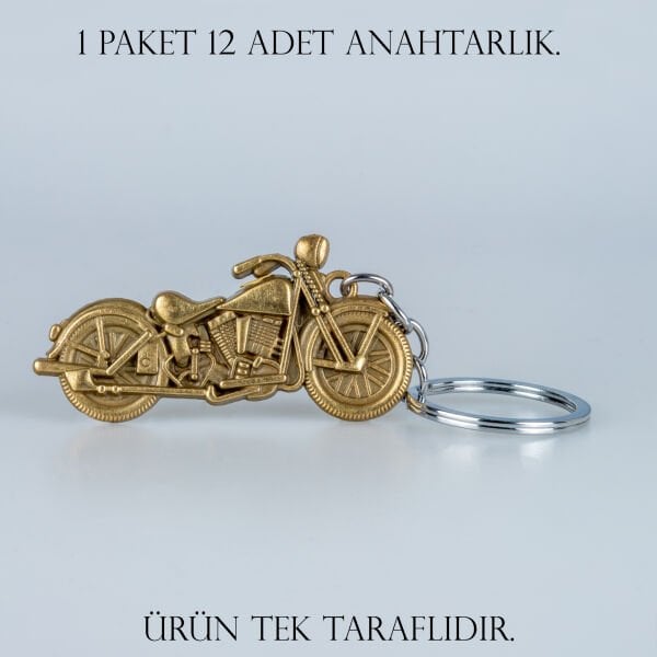 Anahtarlık Motorsiklet Paket 12 Adet