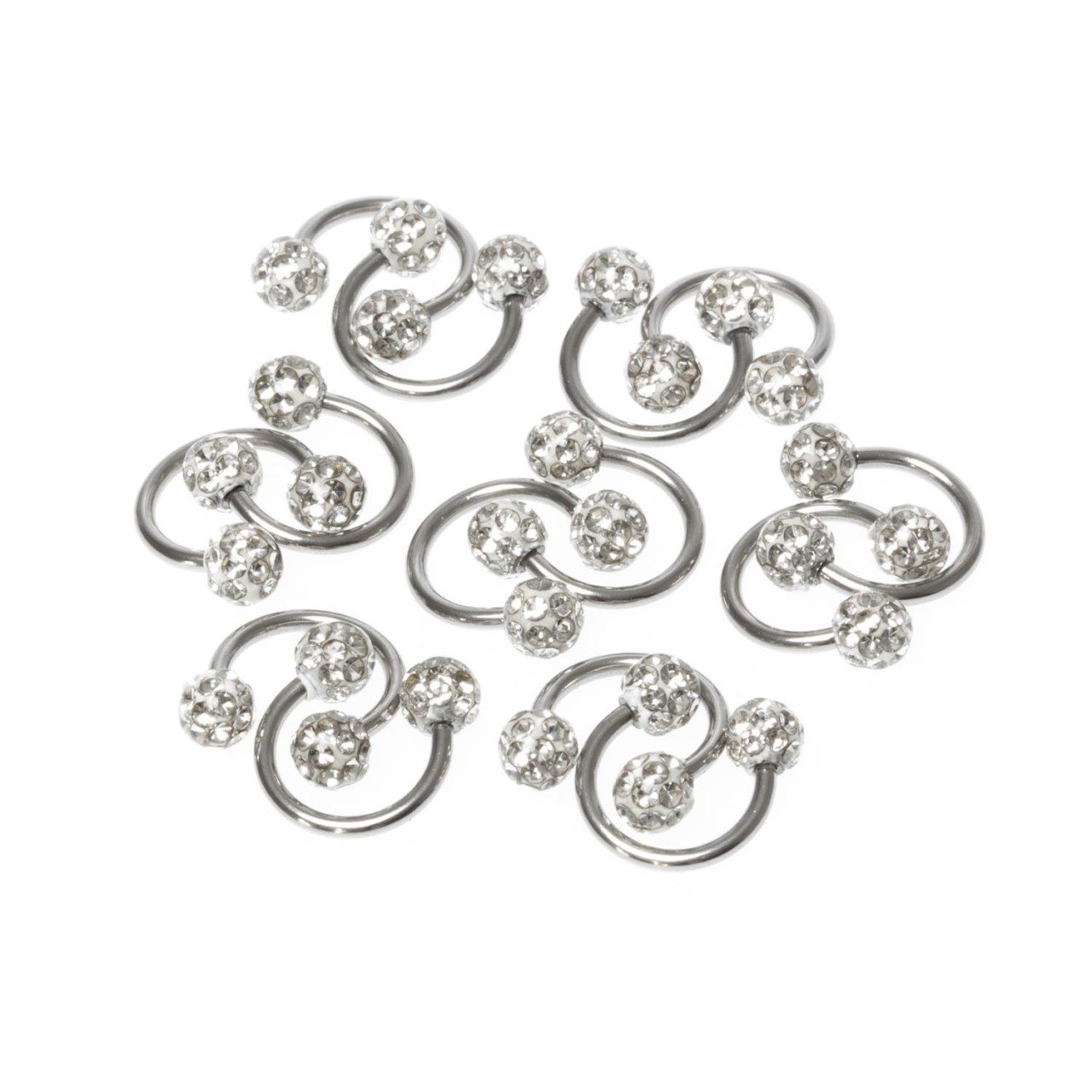 Piercing Septum Smiley 4mm Şambala Top
