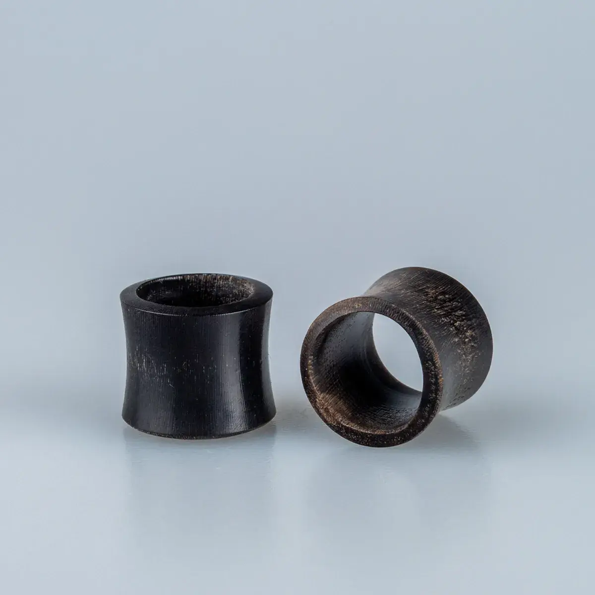Toptan Organik Abanoz Ahşap Tünel Piercing Çift Vos Etnik Takı Çap: 8mm
