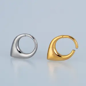 Piercing Titanyum Segment Halka Sarı 8mm