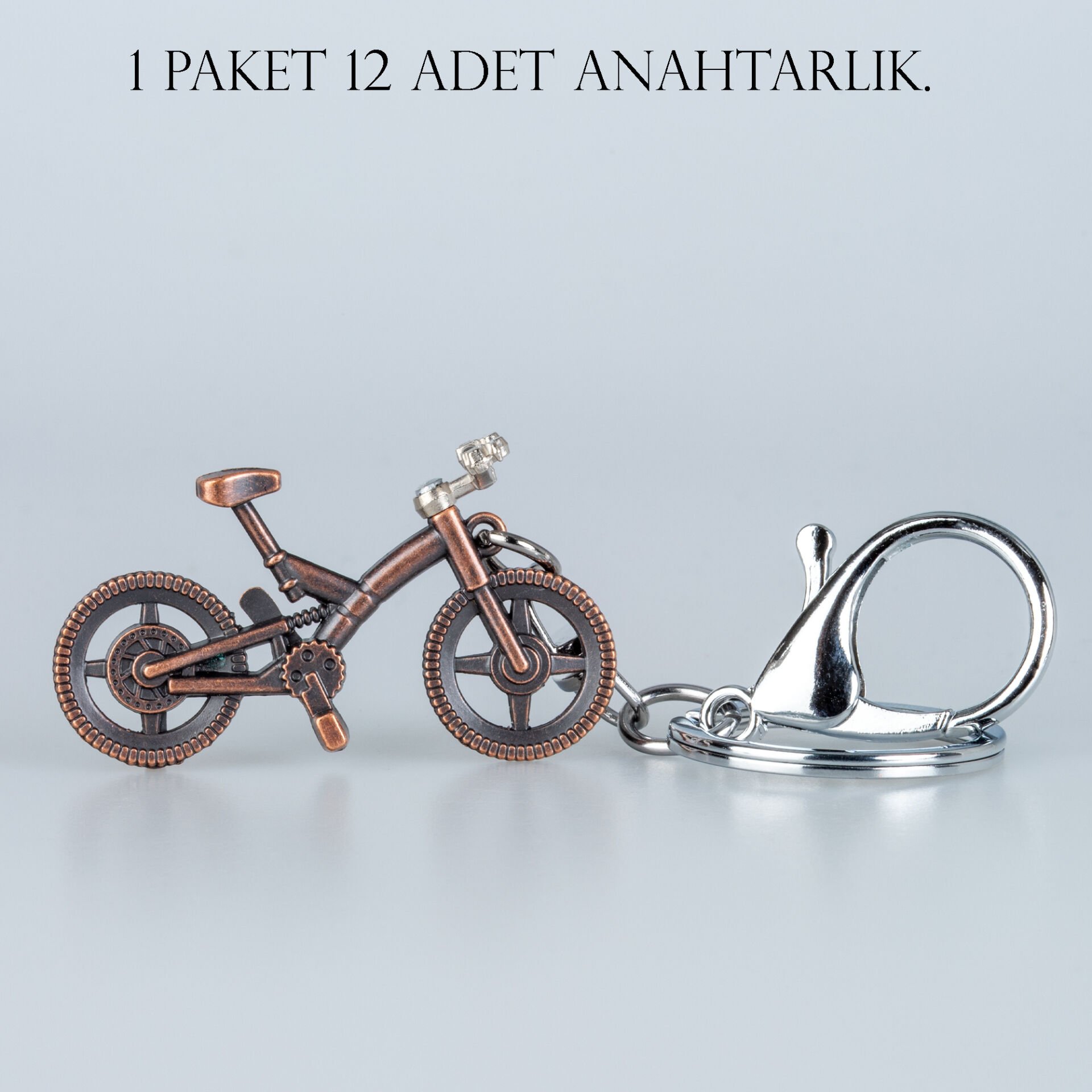Anahtarlık Bisiklet Paket 12 Adet