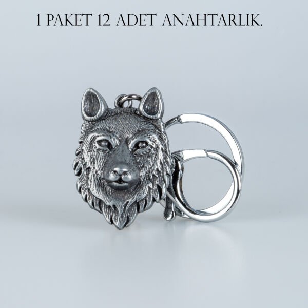 Keychain Wolf Pack 12 Pieces