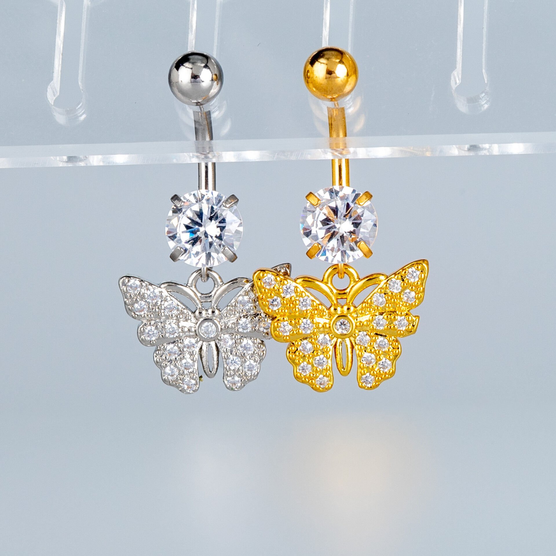 Piercing Göbek Fashion Kelebek