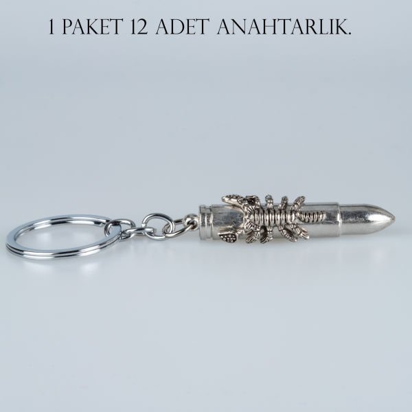 Anahtarlık Mermi Paket 12 Adet