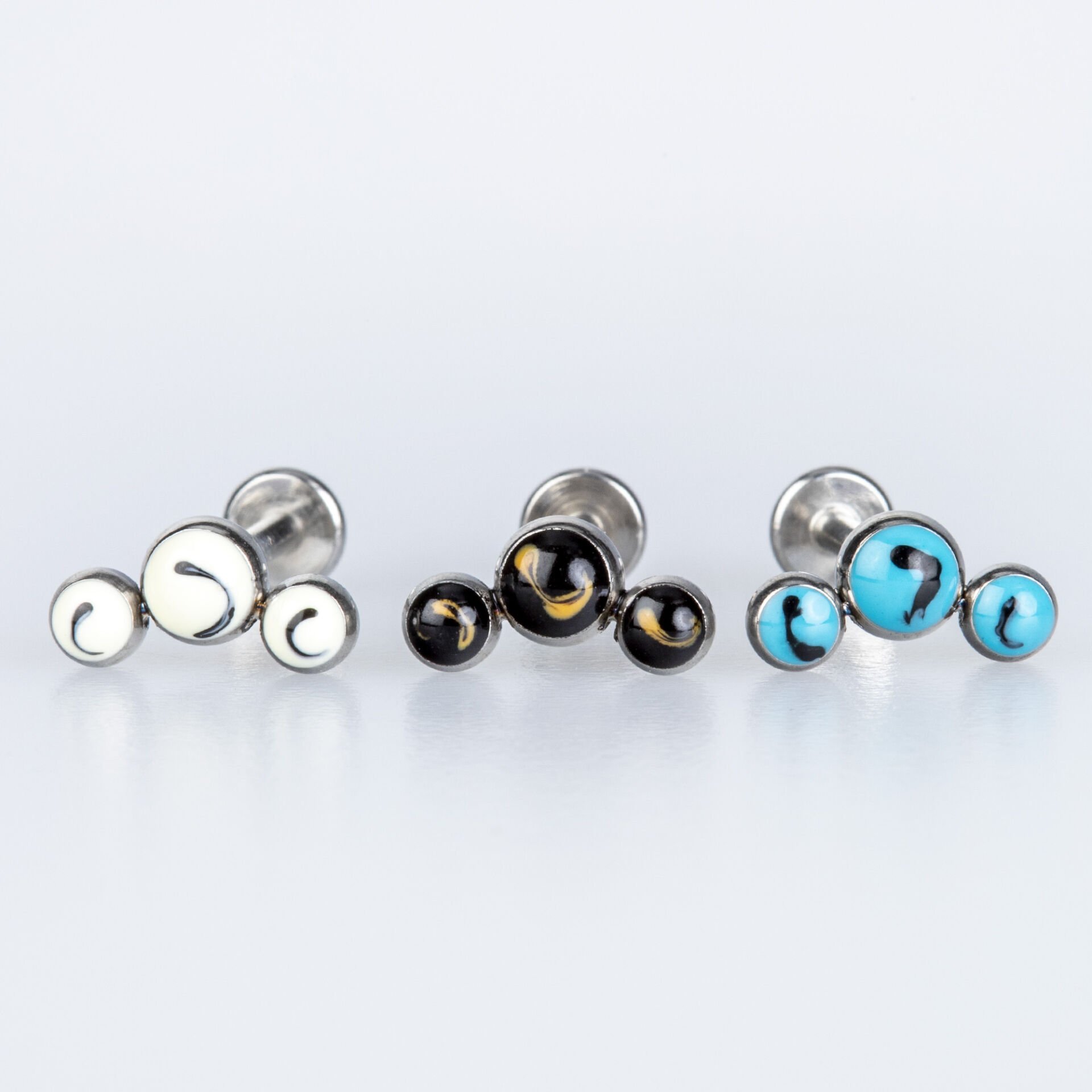 Piercing Tragus Black 8mm