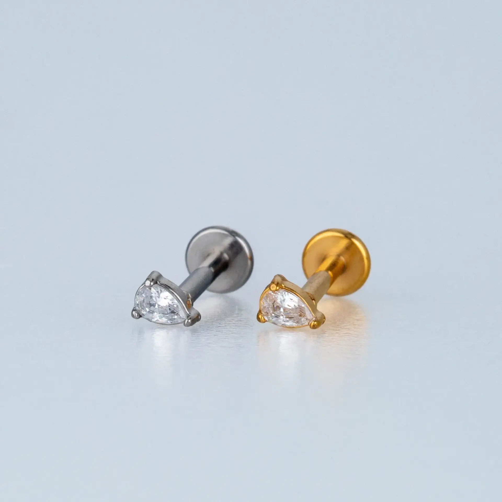 Toptan Piercing Çelik Tragus Damla