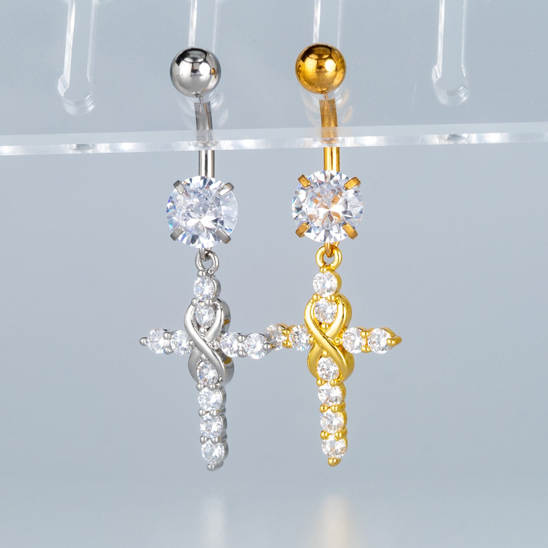 Piercing Göbek Fashion Haç