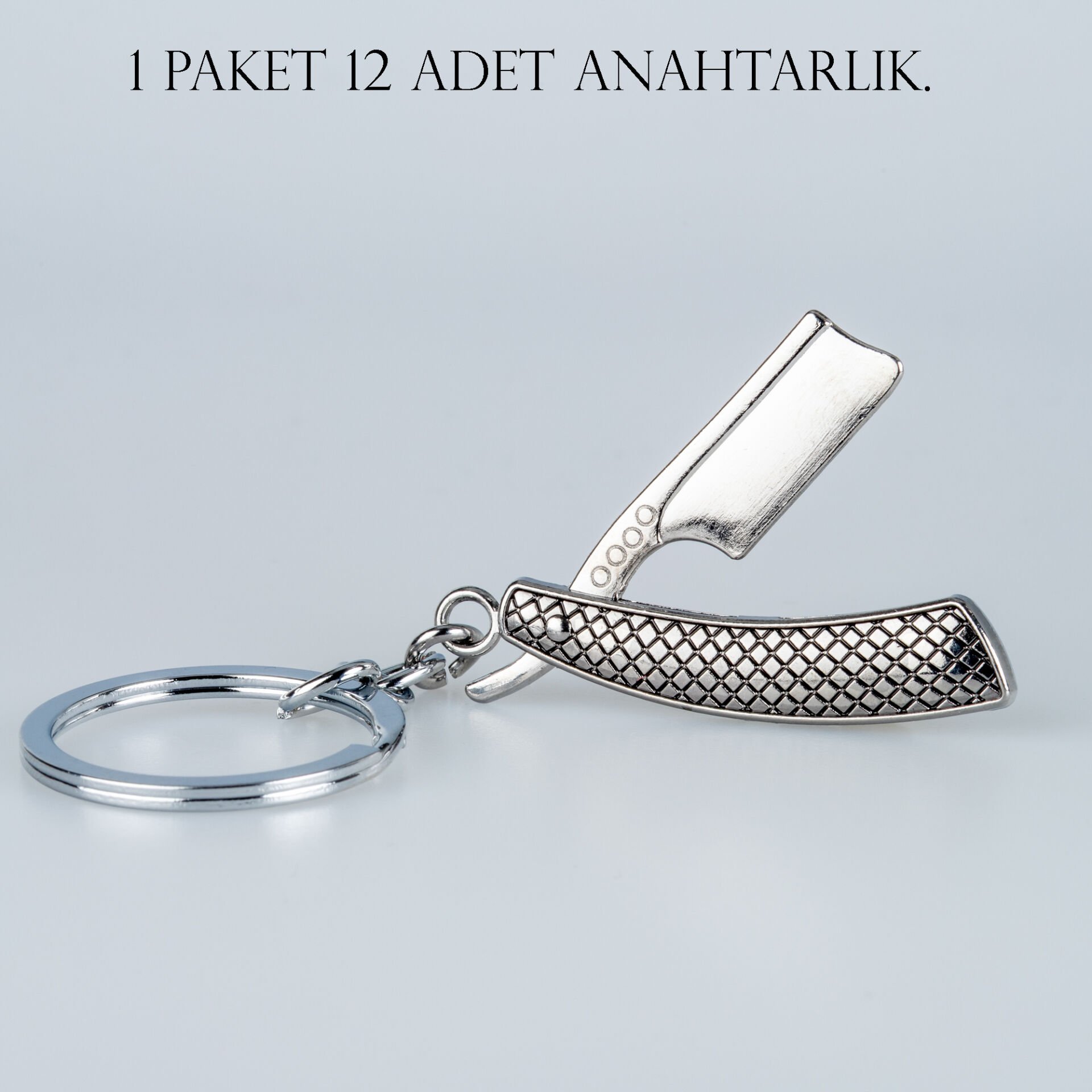 Anahtarlık Ustura Paket 12 Adet