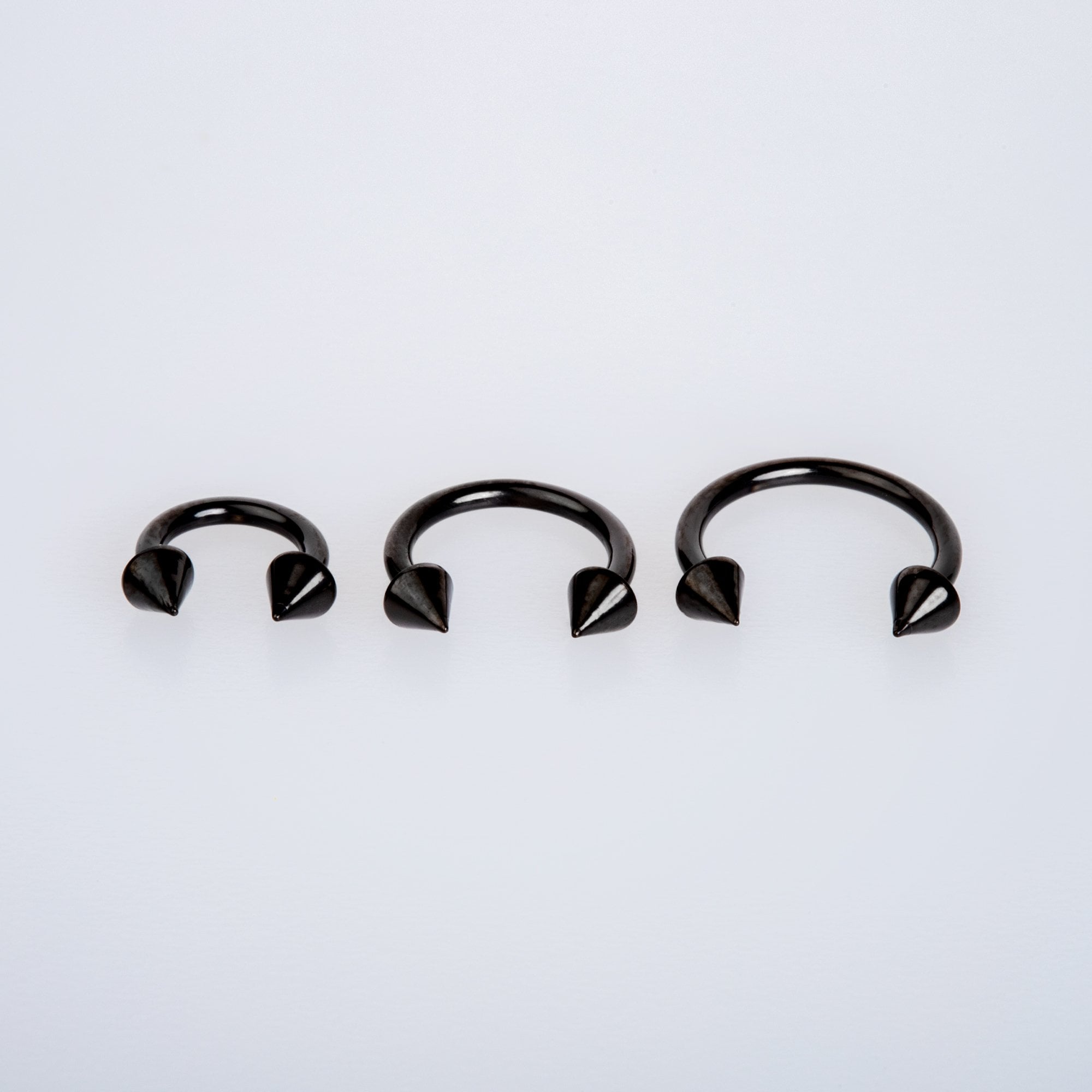 Piercing Titanium Septum Spike Black 10mm