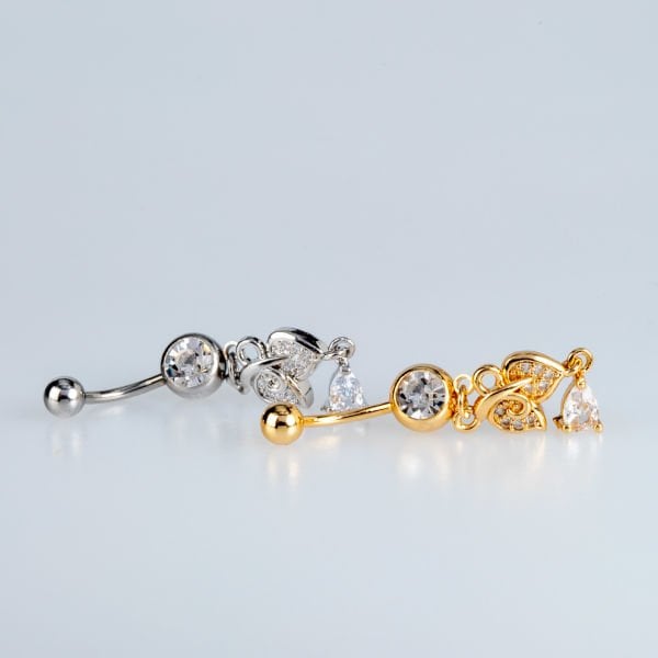Piercing Göbek Yaprak