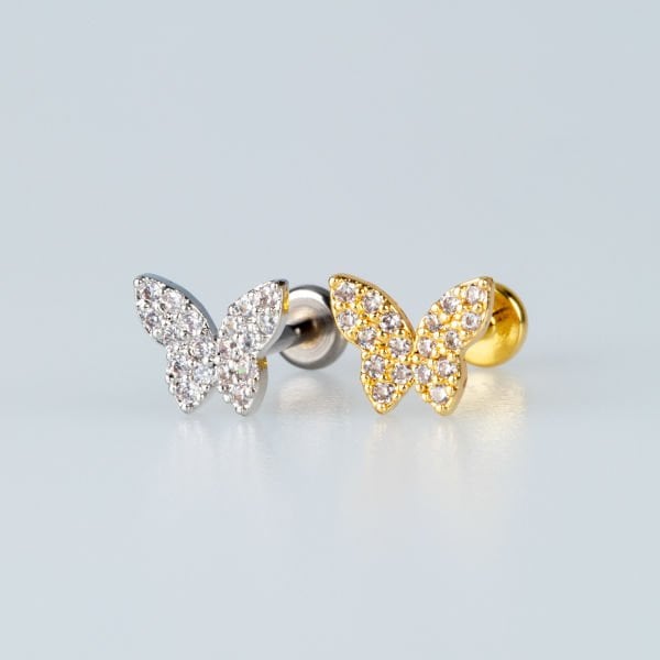 Piercing Tragus Kelebek