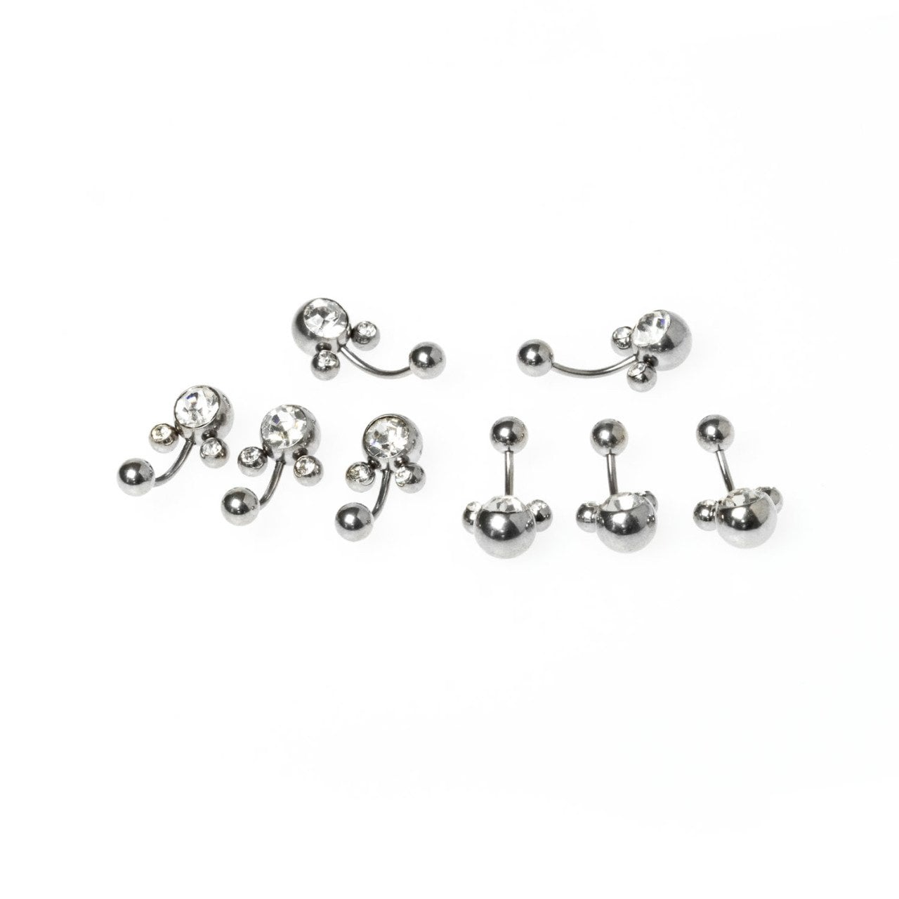 Toptan 316L Çelik Piercing Göbek Taşlı
