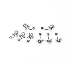 Toptan 316L Çelik Piercing Göbek Taşlı
