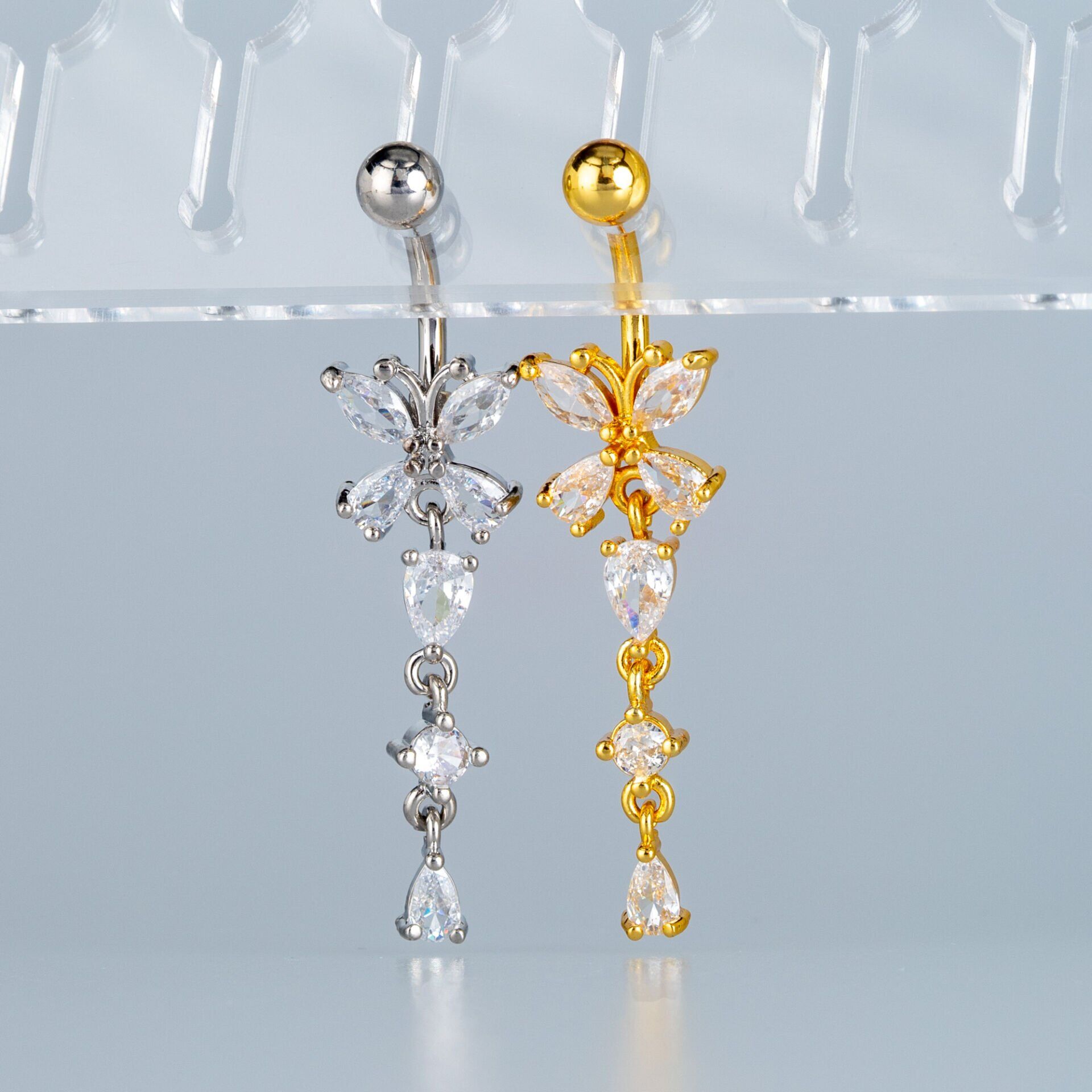 Piercing Göbek Fashion Kelebek