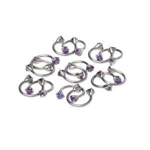 Piercing Septum Smiley Boy: 1.2x8x3mm