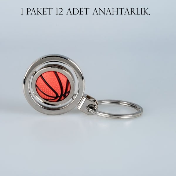 Keychain Basket Ball Package 12 Pieces