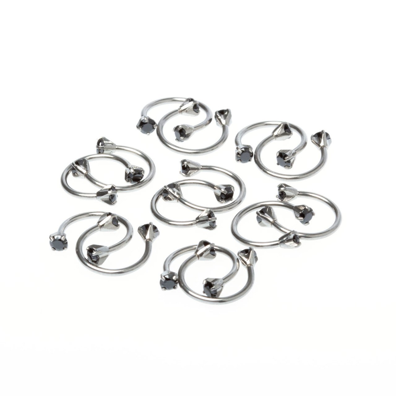 Toptan 316L Çelik Piercing Septum Smiley Boy: 1.2x10x3mm